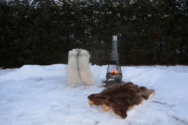 B-Ware Edles Kaschmir Ziegenfell XXL